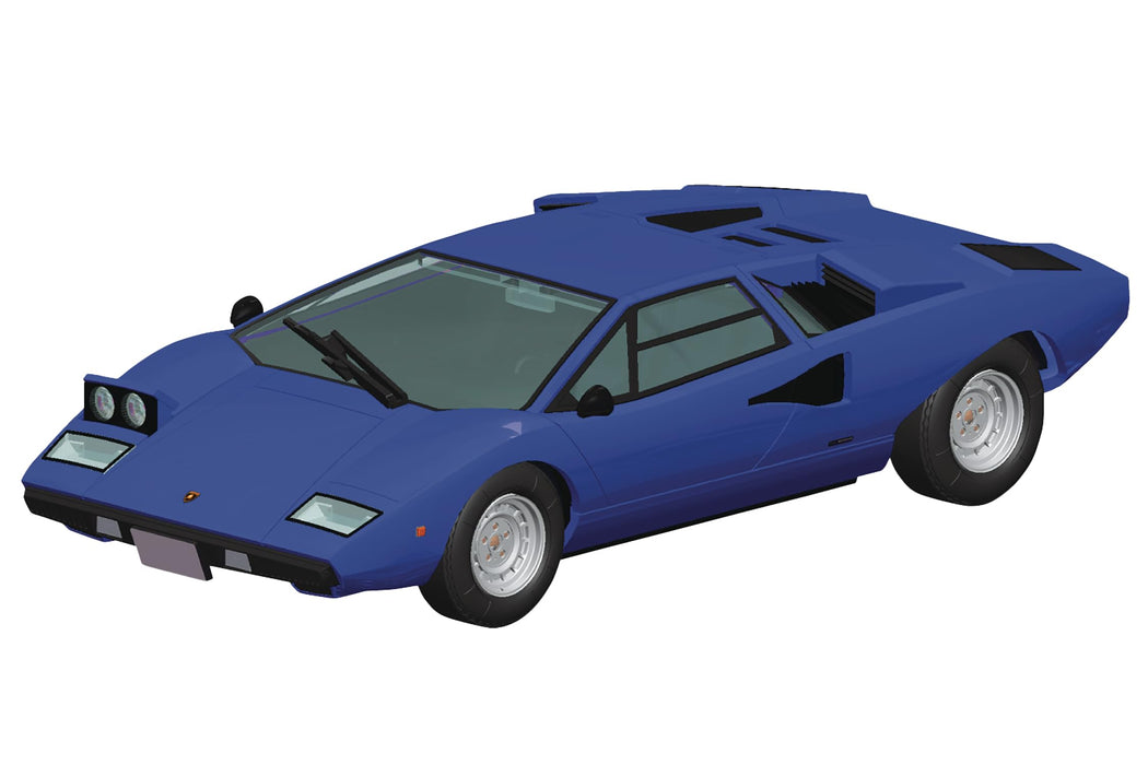 Aoshima 1/32 Lamborghini Countach LP400 Blue Model Kit