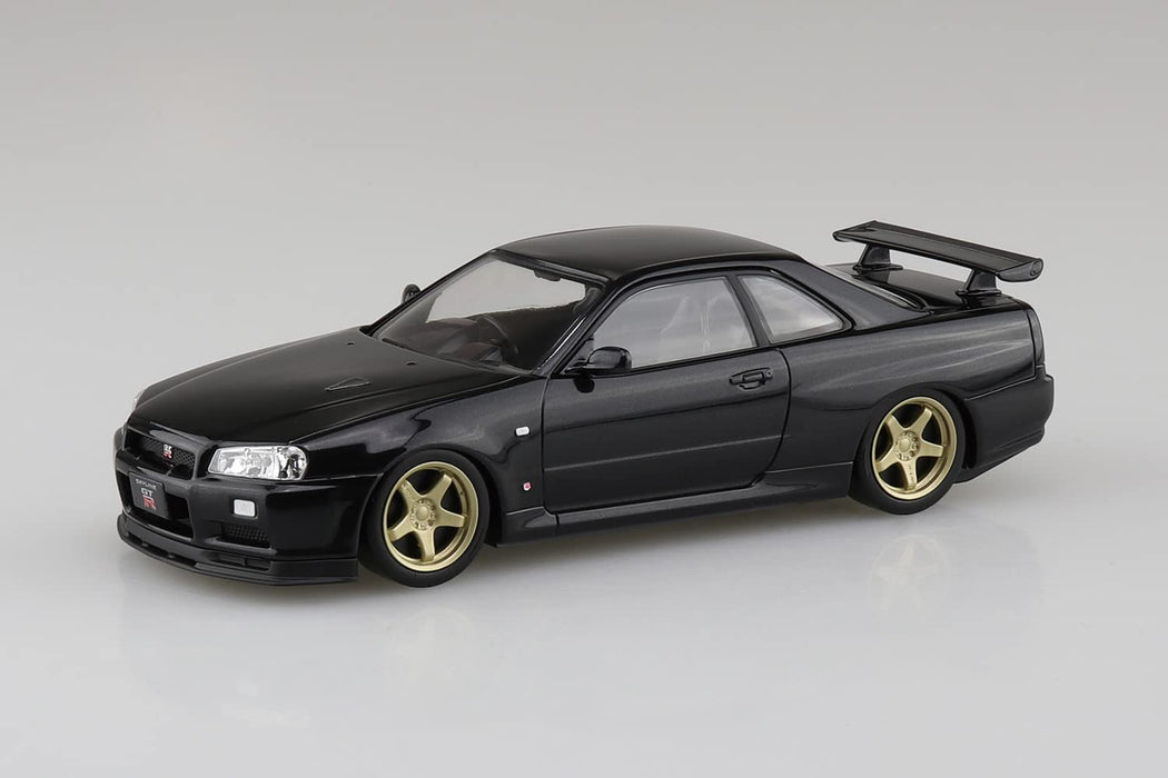 Aoshima 1/32 Nissan R34 Skyline GT-R Black Pearl Kit