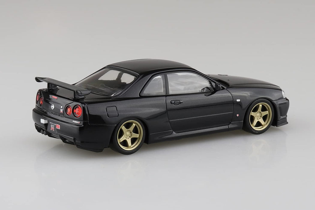 Aoshima 1/32 Nissan R34 Skyline GT-R Black Pearl Kit