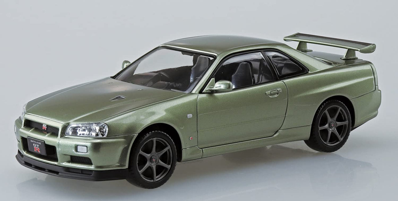 Aoshima Nissan R34 GT-R Plastikmodell 1/32