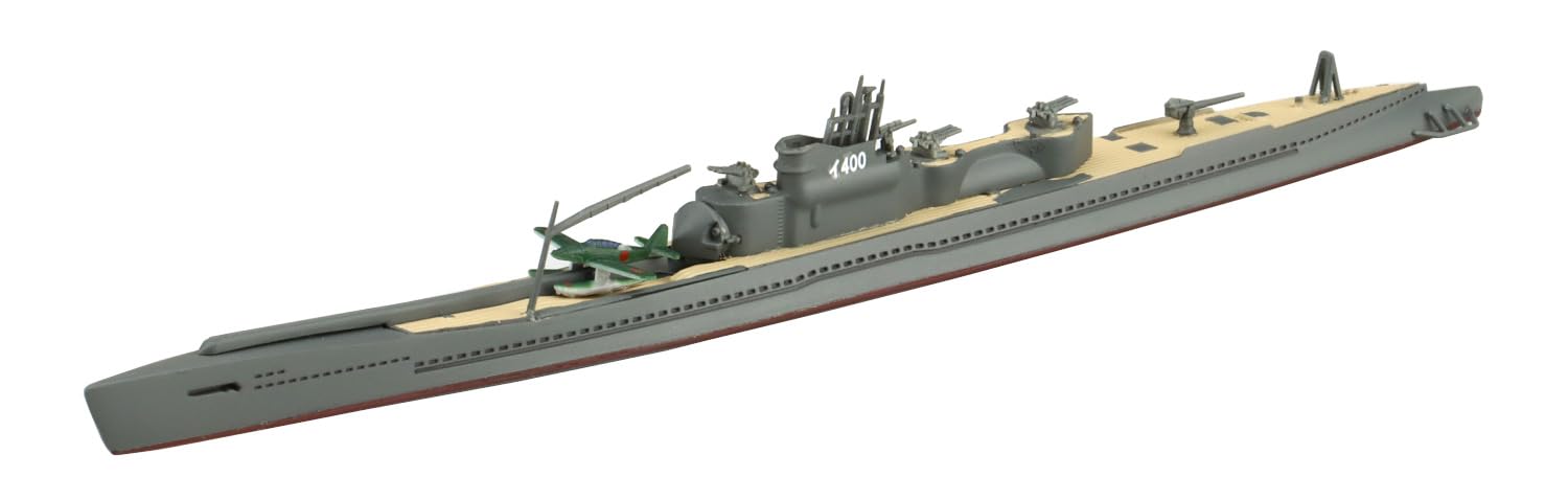 Qingdao Aoshima 1/700 Waterline Series No. 451 Japanese Navy Submarine I-400 Model