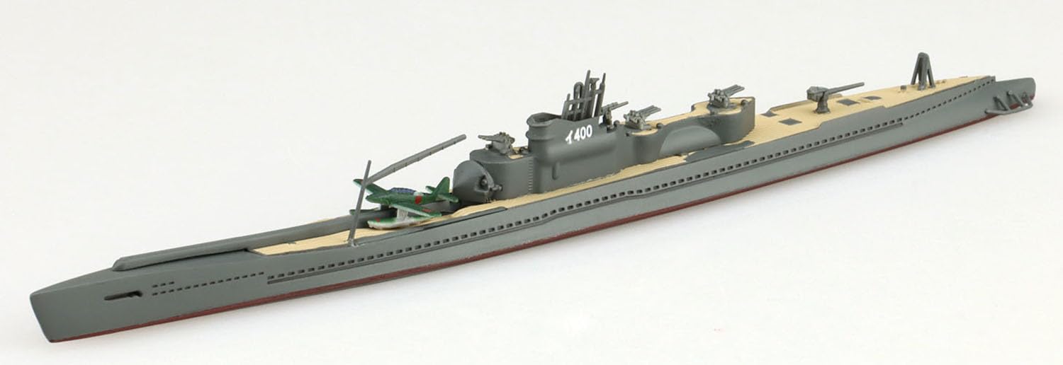 Qingdao Aoshima 1/700 Waterline Series No. 451 Japanese Navy Submarine I-400 Model