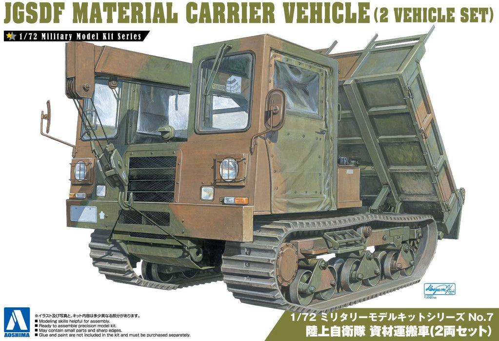 Qingdao Cultural Textbook Society 1/72 Military Model GSDF Transport Vehicle Set