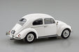 Aoshima 1/32 Rakupla Snap Kit VW Beetle Pearl White Pre-Colored Model