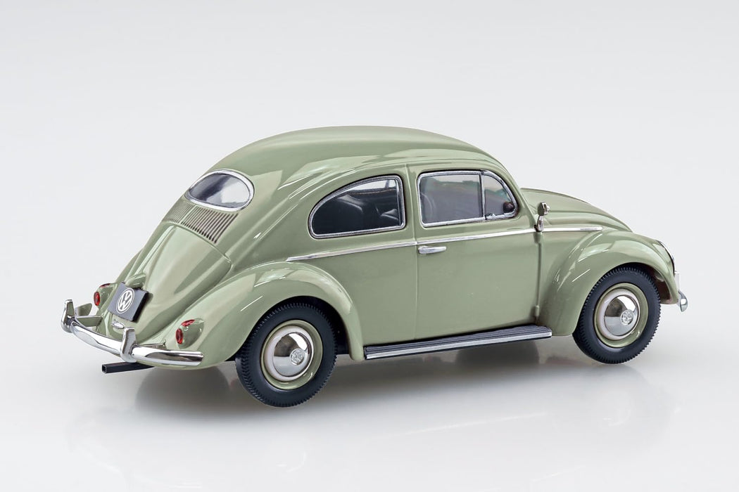 Aoshima 1/32 Rakupla Volkswagen Beetle Lead Green Model Kit