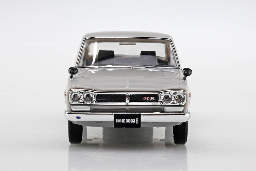 Aoshima 1/32 Rakupla Nissan C10 Skyline 2000Gt-R Silver Model Kit