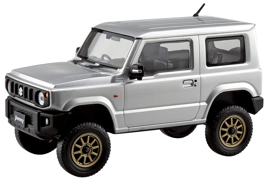 Qingdao Cultural Textbook Society (Aoshima) 1/32 Suzuki Jimny Silver Plastic Model Kit