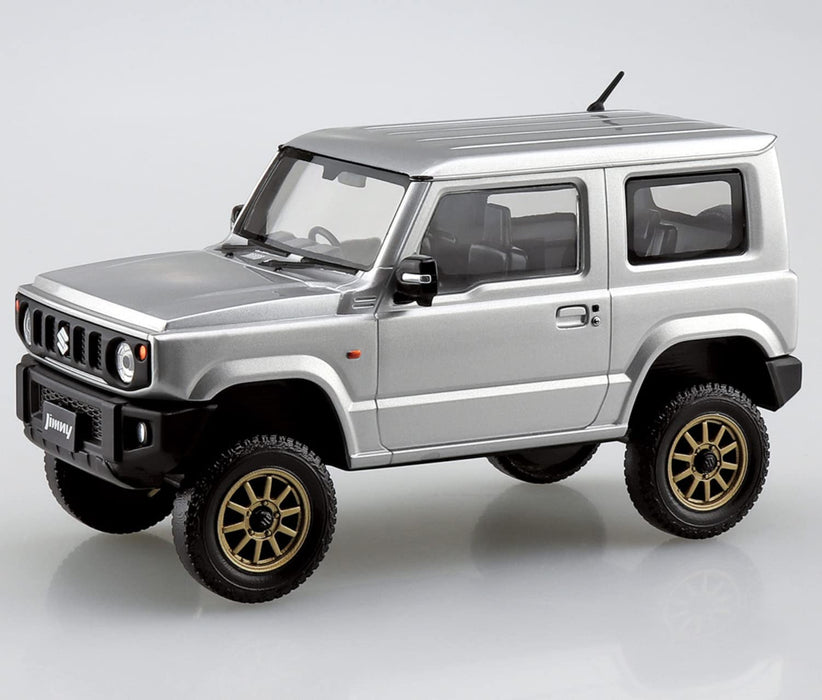 Aoshima 1/32 Suzuki Jimny Silver Plastic Model Kit