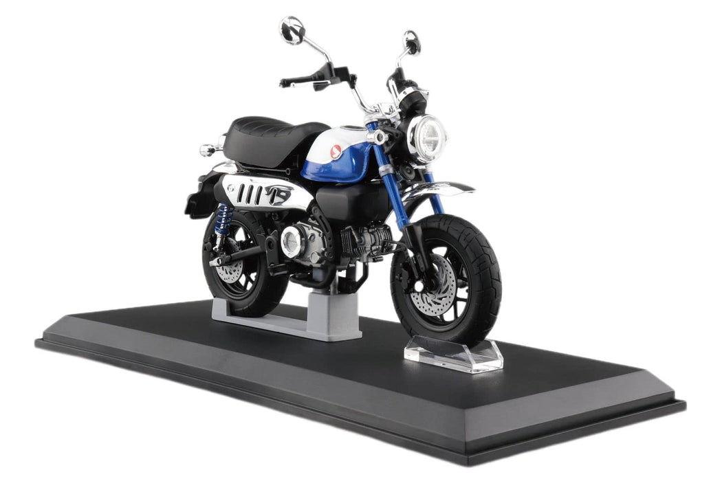 Qingdao Aoshima 1/12 Honda Monkey125 2022 Pearl Blue Model Kit