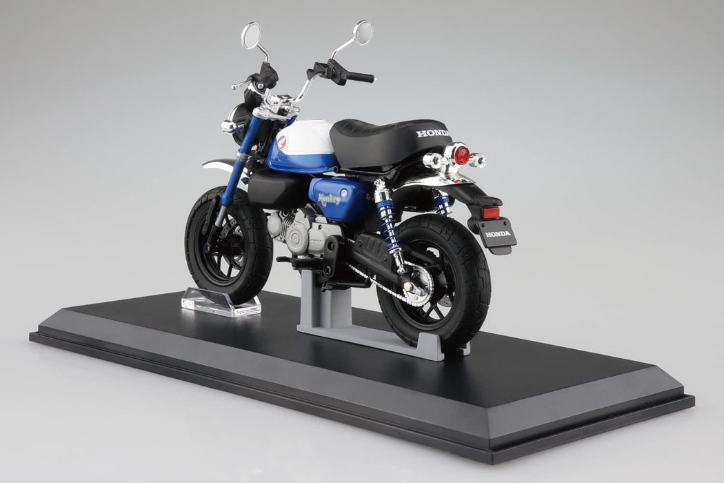 Kit modèle Qingdao Aoshima 1/12 Honda Monkey125 2022 Pearl Blue