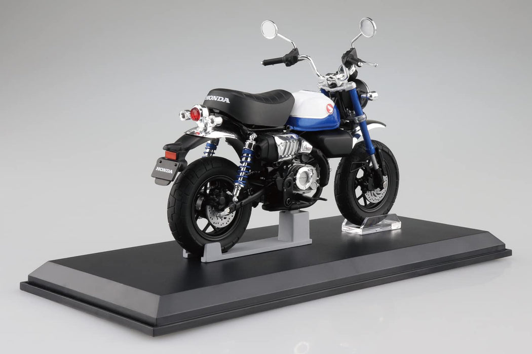 Kit modèle Qingdao Aoshima 1/12 Honda Monkey125 2022 Pearl Blue