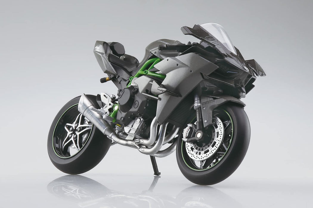 Qingdao Cultural Textbook Society (Aoshima) Kawasaki Ninja H2R 1/12 Complete Motorcycle Model