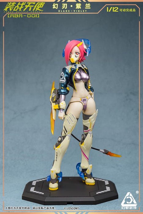 Loscont Armed Battle Angels Aba-001 Blade Violet 1/12 Action Figure Series