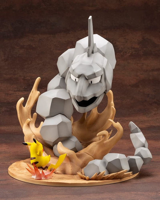 Kotobukiya Artfx J Geodude Vs Pikachu 1/8 Scale PVC Figure Painted Finish