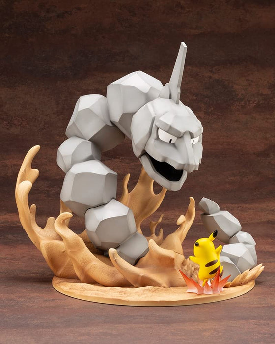 Kotobukiya Artfx J Geodude Vs Pikachu 1/8 Scale PVC Figure Painted Finish