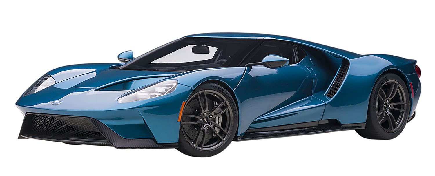 Autoart 1/12 Ford GT 2017 Metallic Blue Model - High Detail Scale Replica