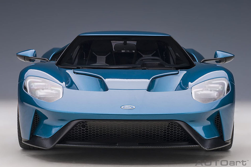 Modèle réduit Ford GT 2017 bleu métallisé Autoart 1/12 - Réplique à grande échelle très détaillée