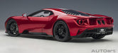 Autoart 1/12 Ford GT 2017 Model in Metallic Red with Silver Stripes 12106