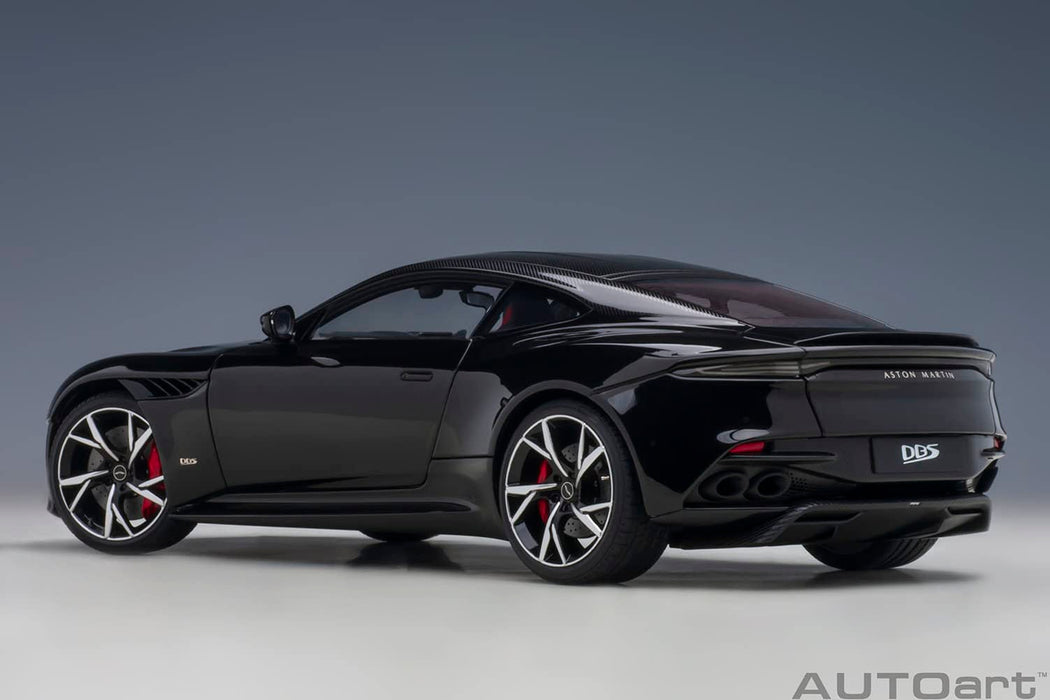 Modèle réduit de voiture Aston Martin Dbs Superleggera avec toit en carbone noir Autoart 1/18 70291