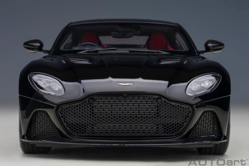 Modèle réduit de voiture Aston Martin Dbs Superleggera avec toit en carbone noir Autoart 1/18 70291