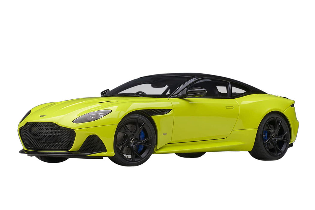 Autoart 1/18 Aston Martin DBS Superleggera Vert métallisé Toit noir carbone 70295