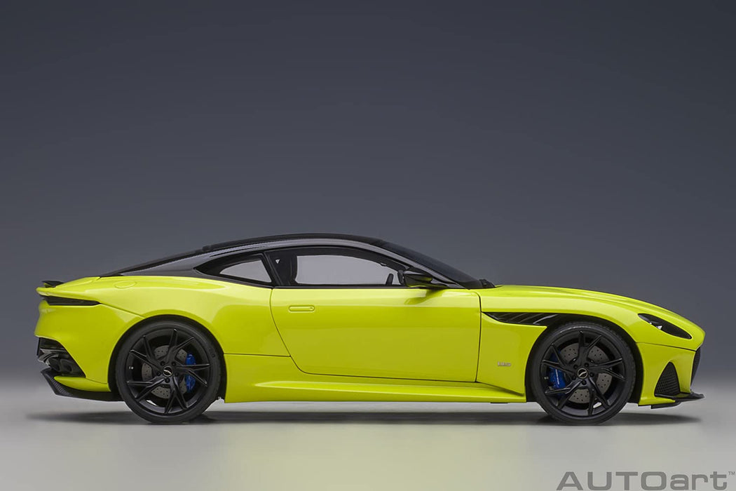 Autoart 1/18 Aston Martin DBS Superleggera Vert métallisé Toit noir carbone 70295