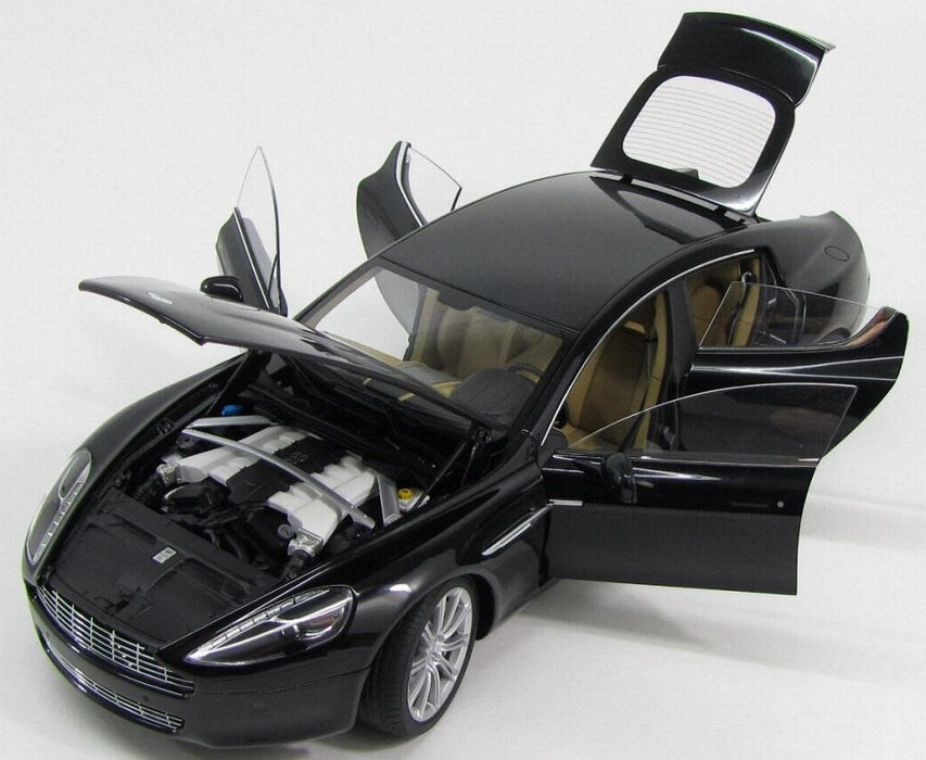 Modèle réduit Aston Martin Rapide noir à l'échelle 1/18 d'Autoart