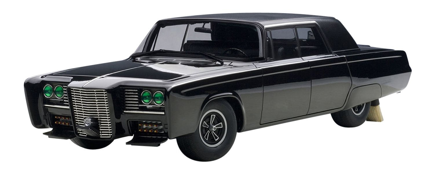 Modèle réduit de voiture moulé sous pression de la série télévisée Black Beauty Green Hornet à l'échelle 1/18 d'Autoart