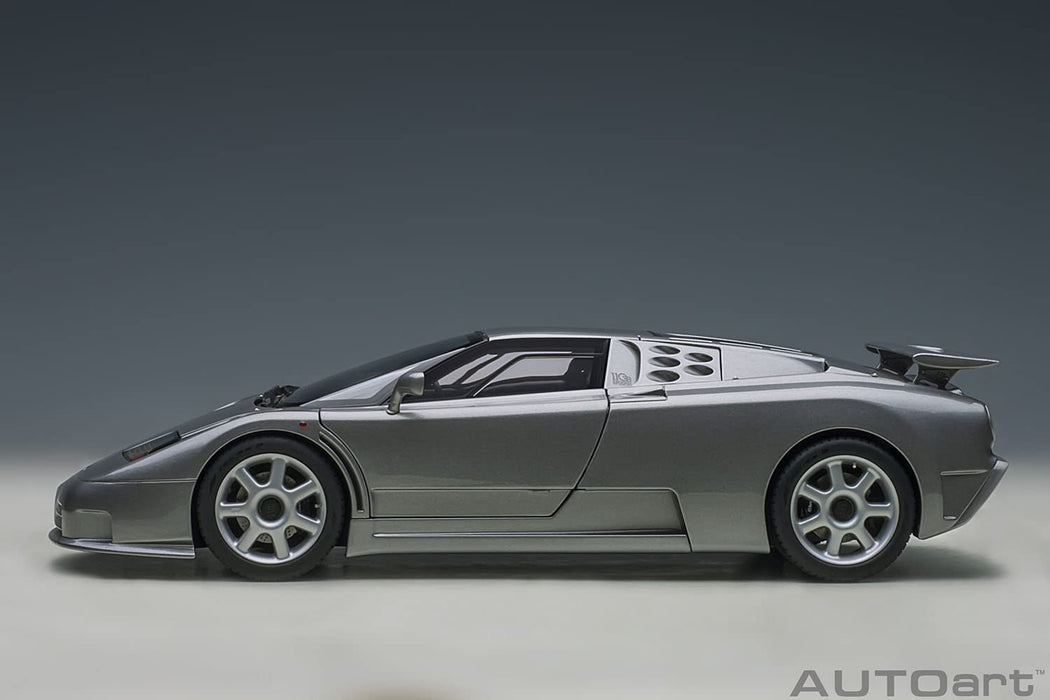 Autoart Bugatti EB110 SS Silver Metallic 1/18 Scale Model 70916