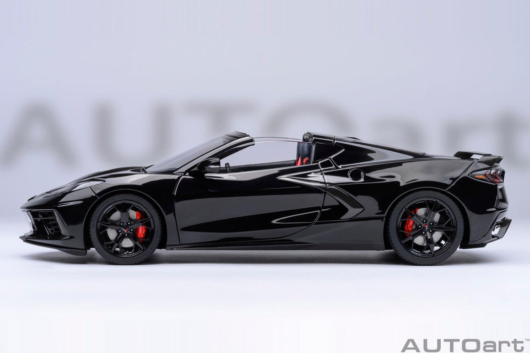 Autoart Chevrolet Corvette C8 Stingray Z51 1/18 Black Diecast Model