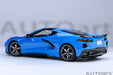 Autoart 1/18 Chevrolet Corvette C8 Stingray Z51 Blue Model Car
