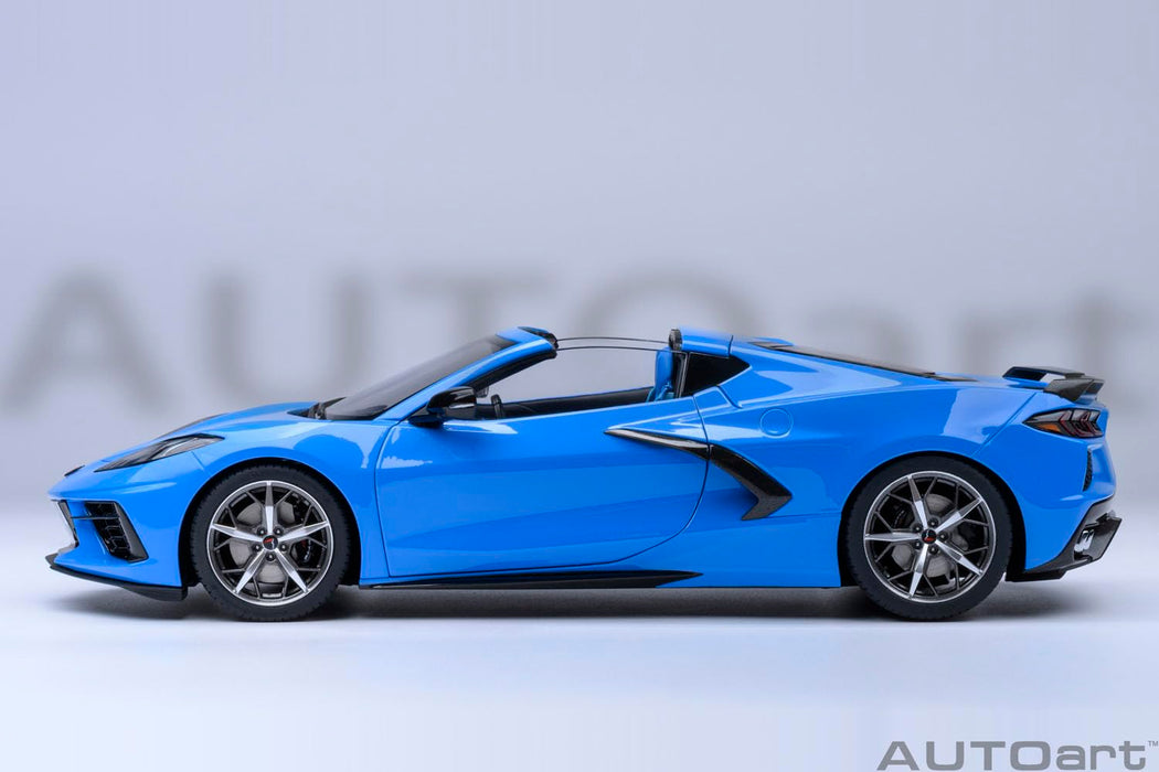 Autoart 1/18 Chevrolet Corvette C8 Stingray Z51 Blue Model Car