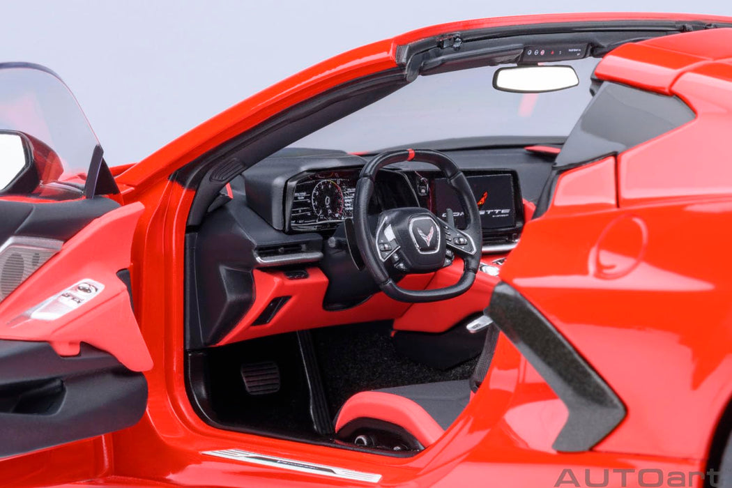 Autoart 1/18 Chevrolet Corvette C8 Stingray Z51 Red Model Car