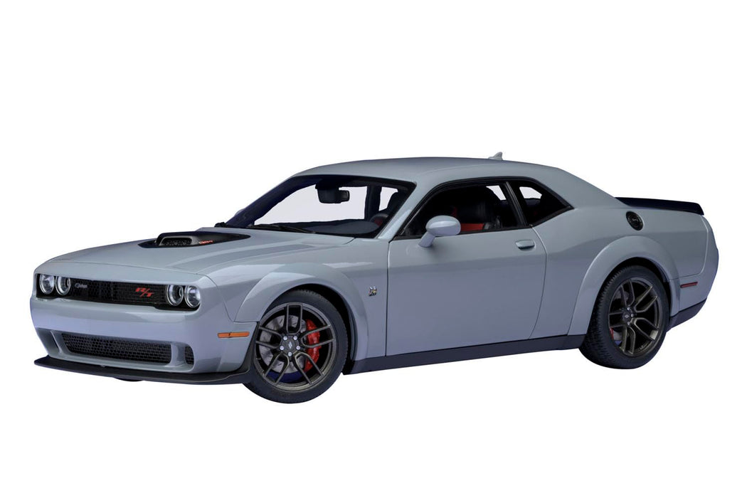 Modèle réduit de voiture Dodge Challenger R/T Scat Pack Widebody 2022 Gris 1/18 Autoart