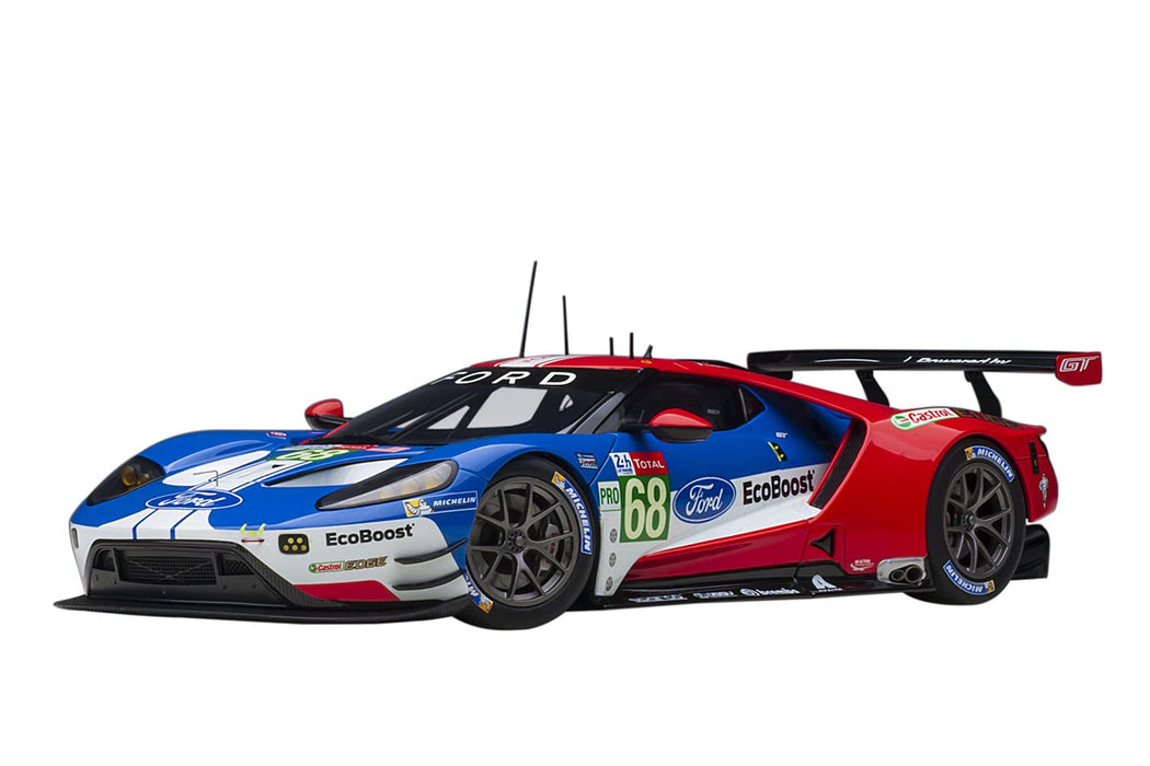 Autoart 1/18 Ford GT 2019 #68 Le Mans Pro Class Blau Weiß Rot Modell 81912