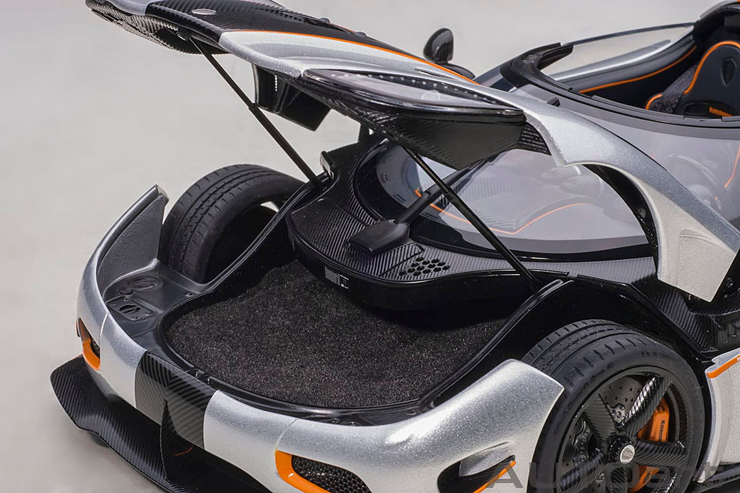 Autoart 1/18 Koenigsegg Agera RS Silver Black Model Car 79024
