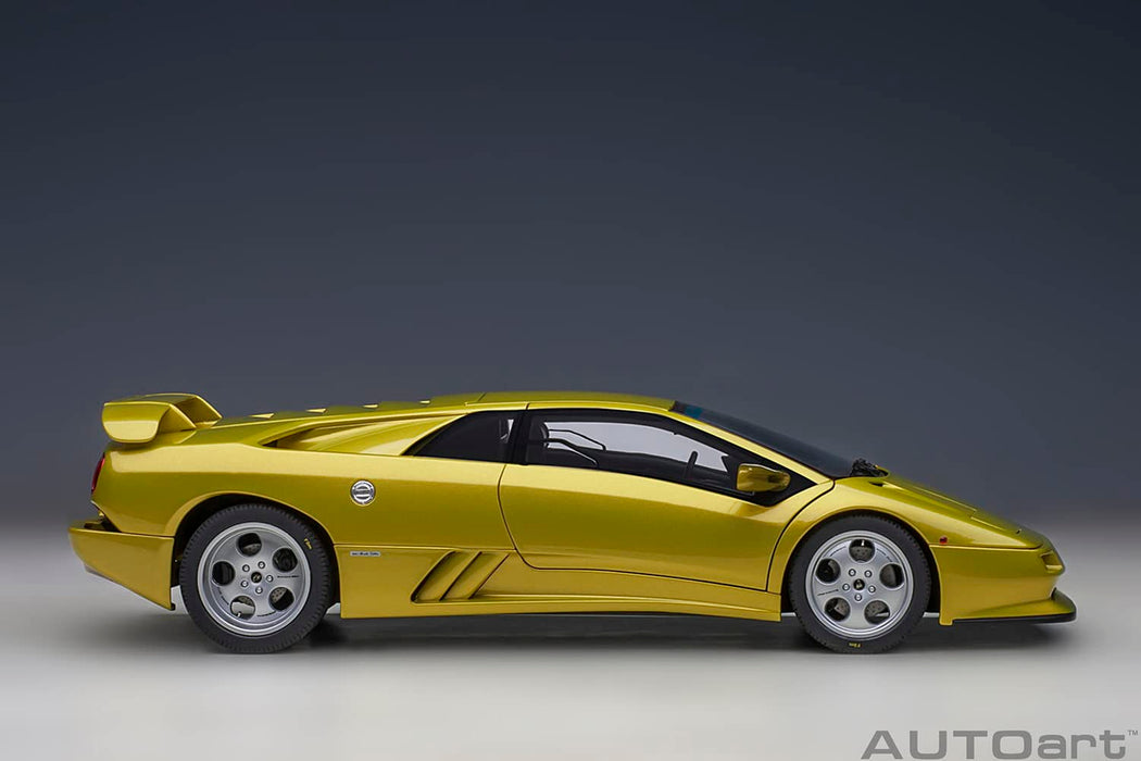 Autoart 1/18 Lamborghini Diablo Se30 Jaune Métallisé Modèle 79157