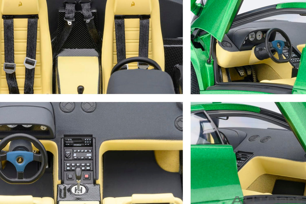 Autoart 1/18 Lamborghini Diablo SE30 Diecast Model Metallic Green Finish
