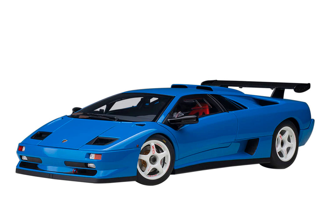 Autoart 1/18 Lamborghini Diablo Sv-R Blu Le Mans Scale Model 79148