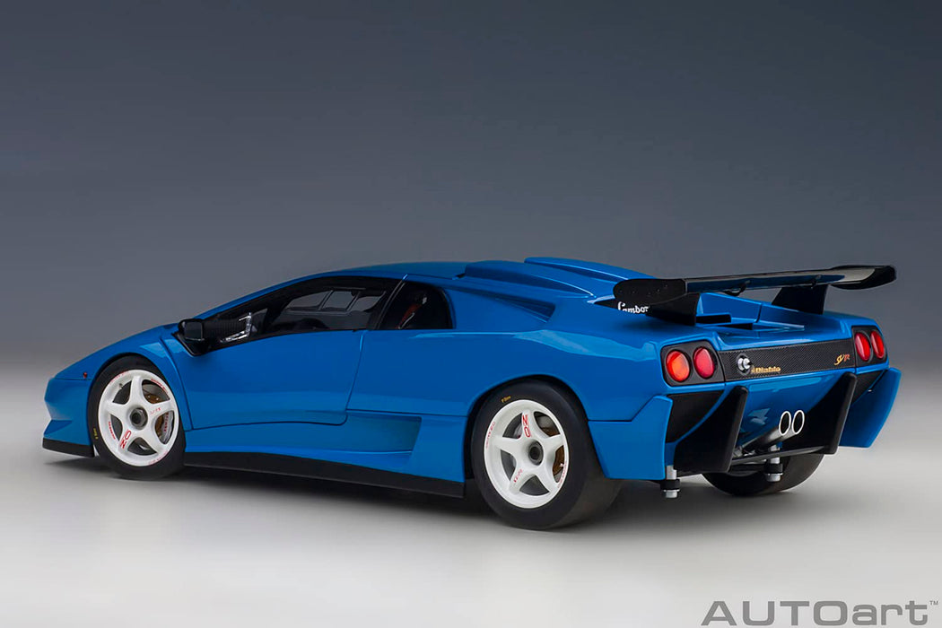 Autoart 1/18 Lamborghini Diablo Sv-R Blu Le Mans Scale Model 79148