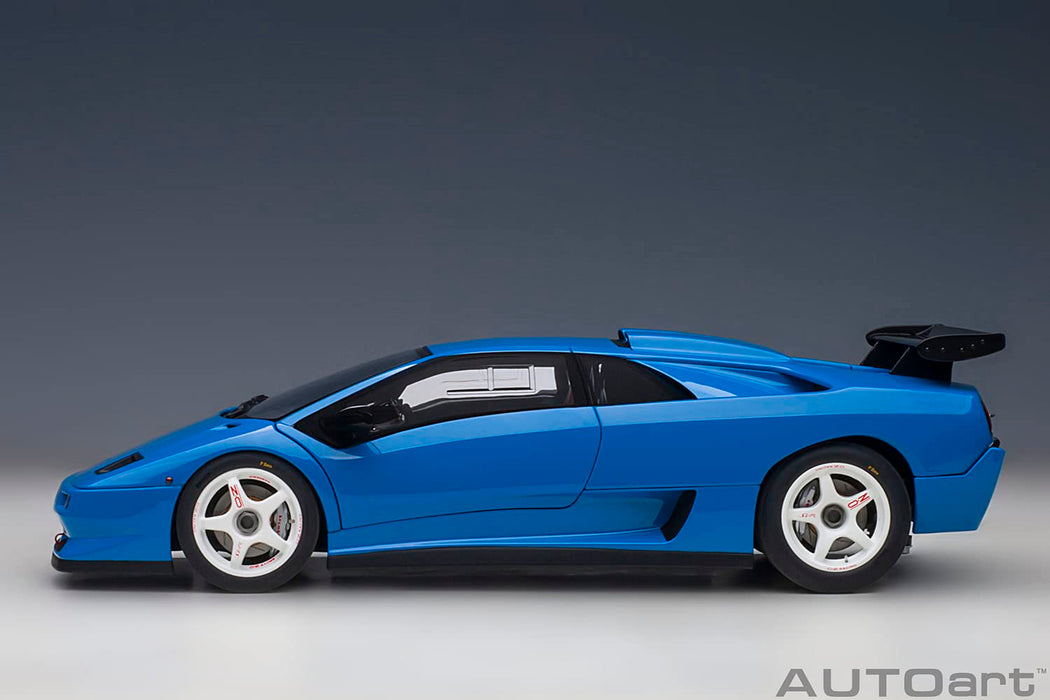 Autoart 1/18 Lamborghini Diablo Sv-R Blu Le Mans Scale Model 79148