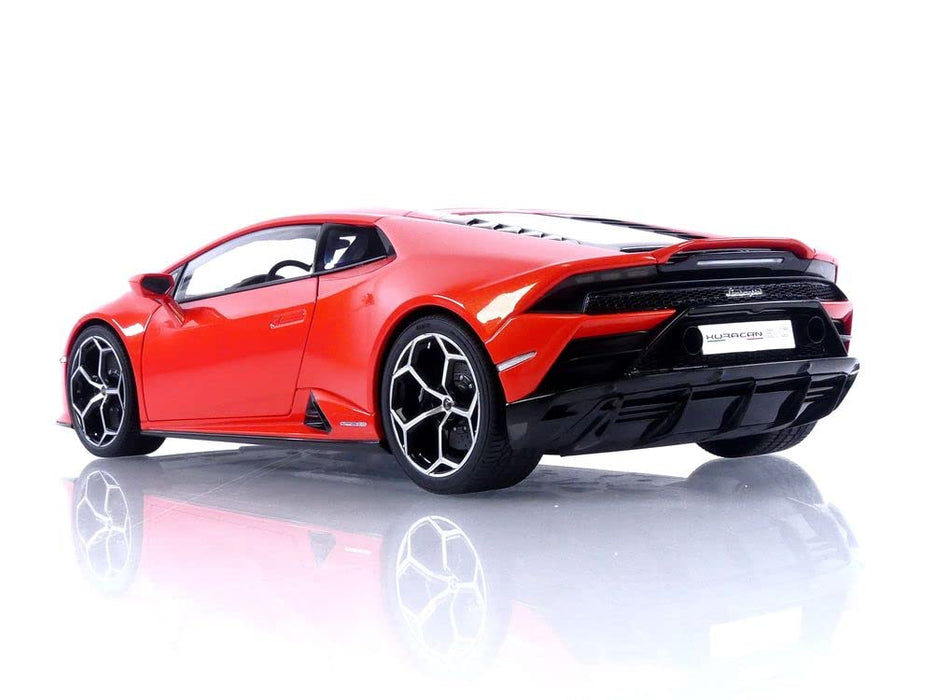 Modèle réduit moulé sous pression Lamborghini Huracan Evo 1/18 d'Autoart - Finition orange perle