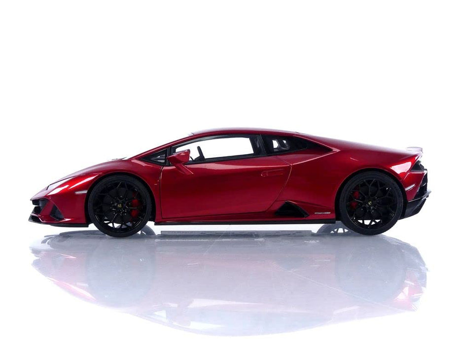 Modèle réduit de voiture Lamborghini Huracan Evo Pearl Red à l'échelle 1/18 d'Autoart