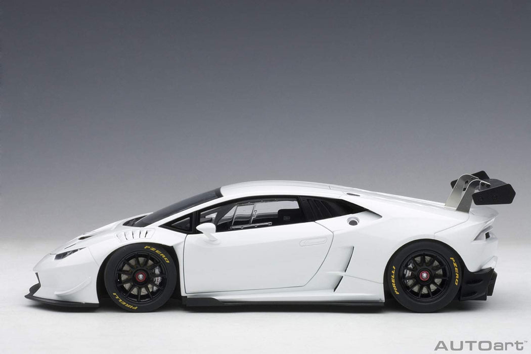 Modèle réduit de voiture Lamborghini Huracan LP620-2 Super Trofeo 2015 Blanc 1/18 Autoart