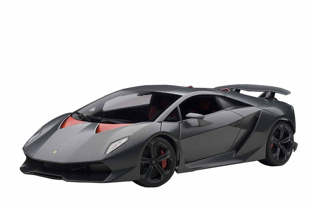 Modèle moulé sous pression Lamborghini Sesto Elemento 1/18 Autoart Gris carbone