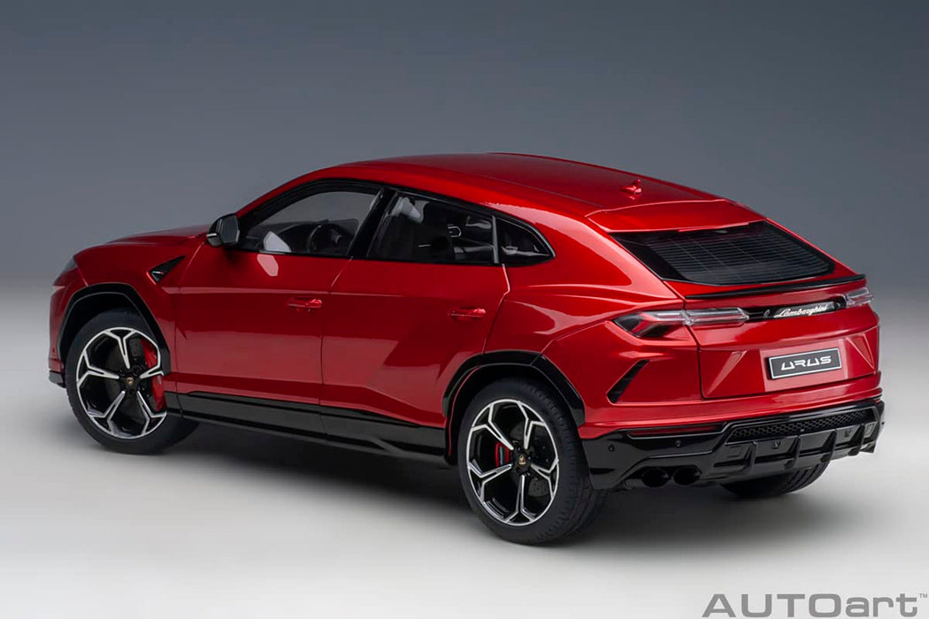 Modèle réduit moulé sous pression Lamborghini Urus Pearl Red 1/18 d'Autoart