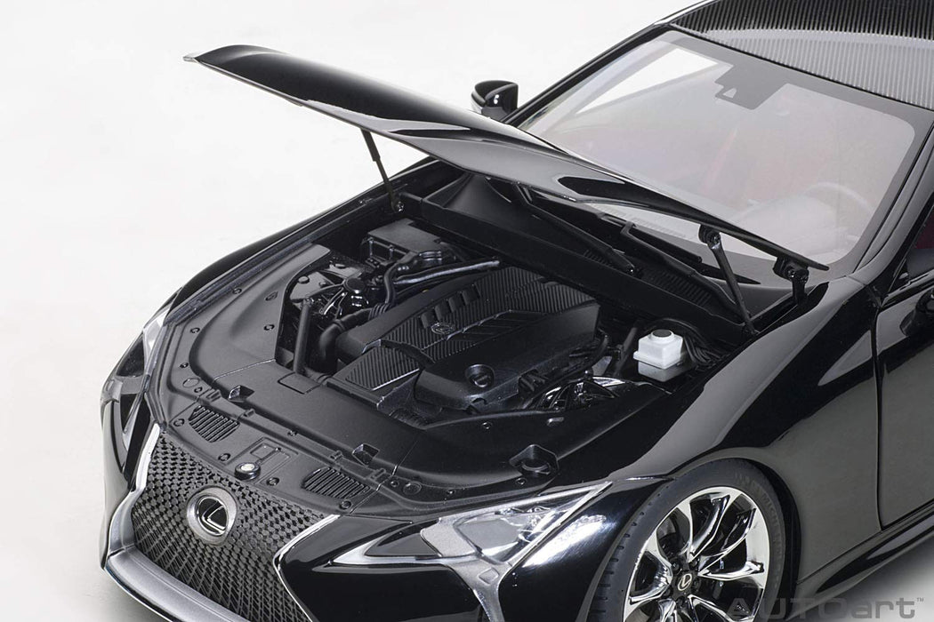 Modèle moulé sous pression Lexus LC500 Dark Rose Interior 1/18 d'Autoart (produit fini)