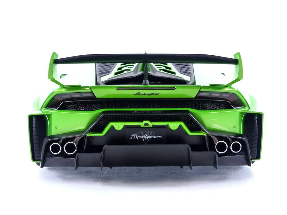 Modèle réduit de voiture Lamborghini Huracan GT Pearl Green à l'échelle 1/18 de Liberty Walk