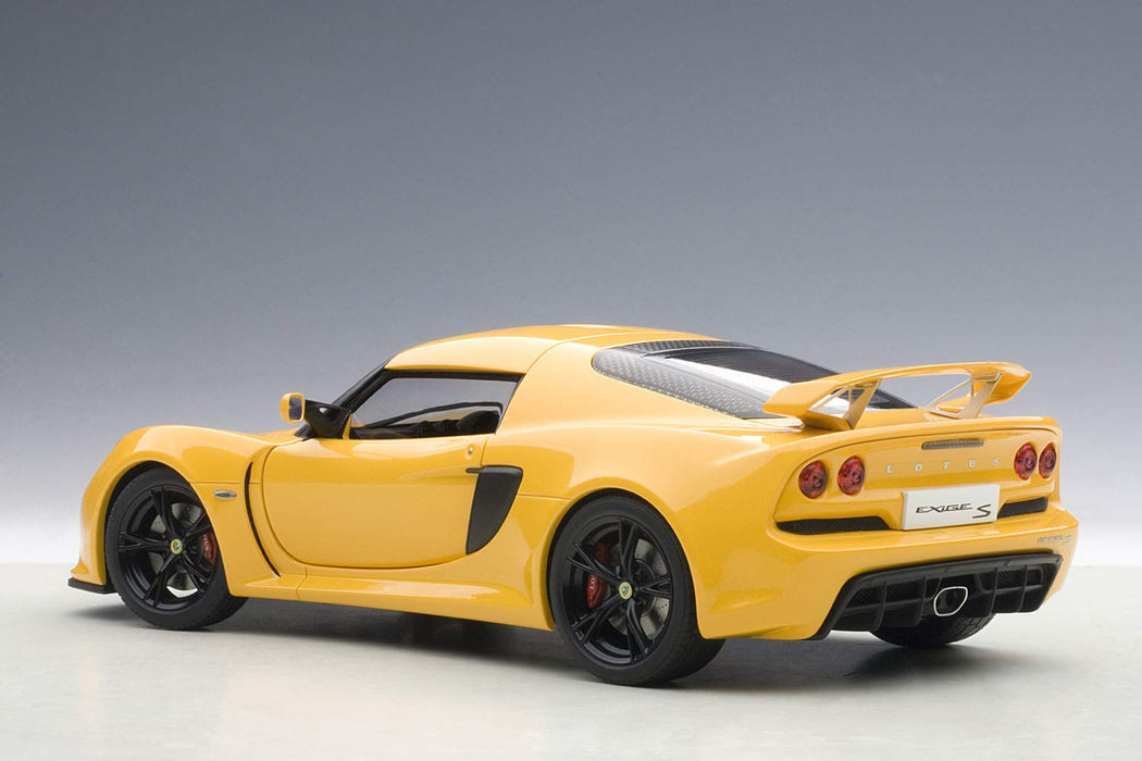 Modèle moulé sous pression très détaillé Autoart 1/18 Lotus Exige S jaune