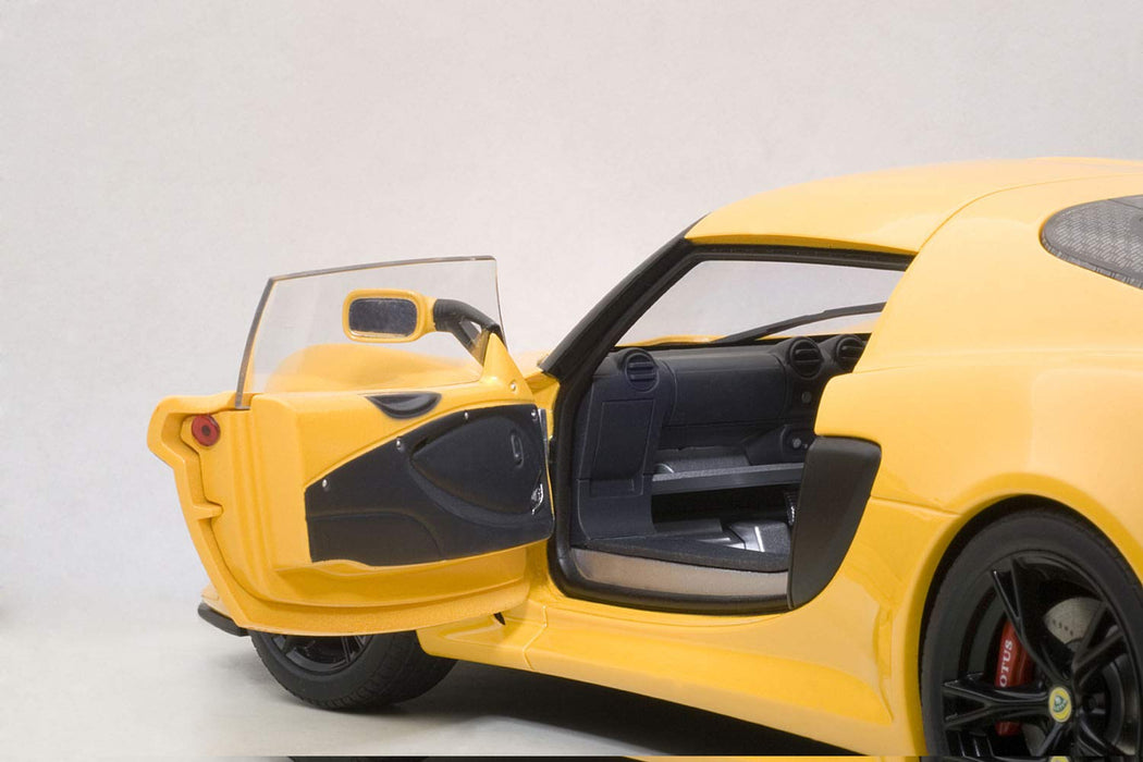 Modèle moulé sous pression très détaillé Autoart 1/18 Lotus Exige S jaune